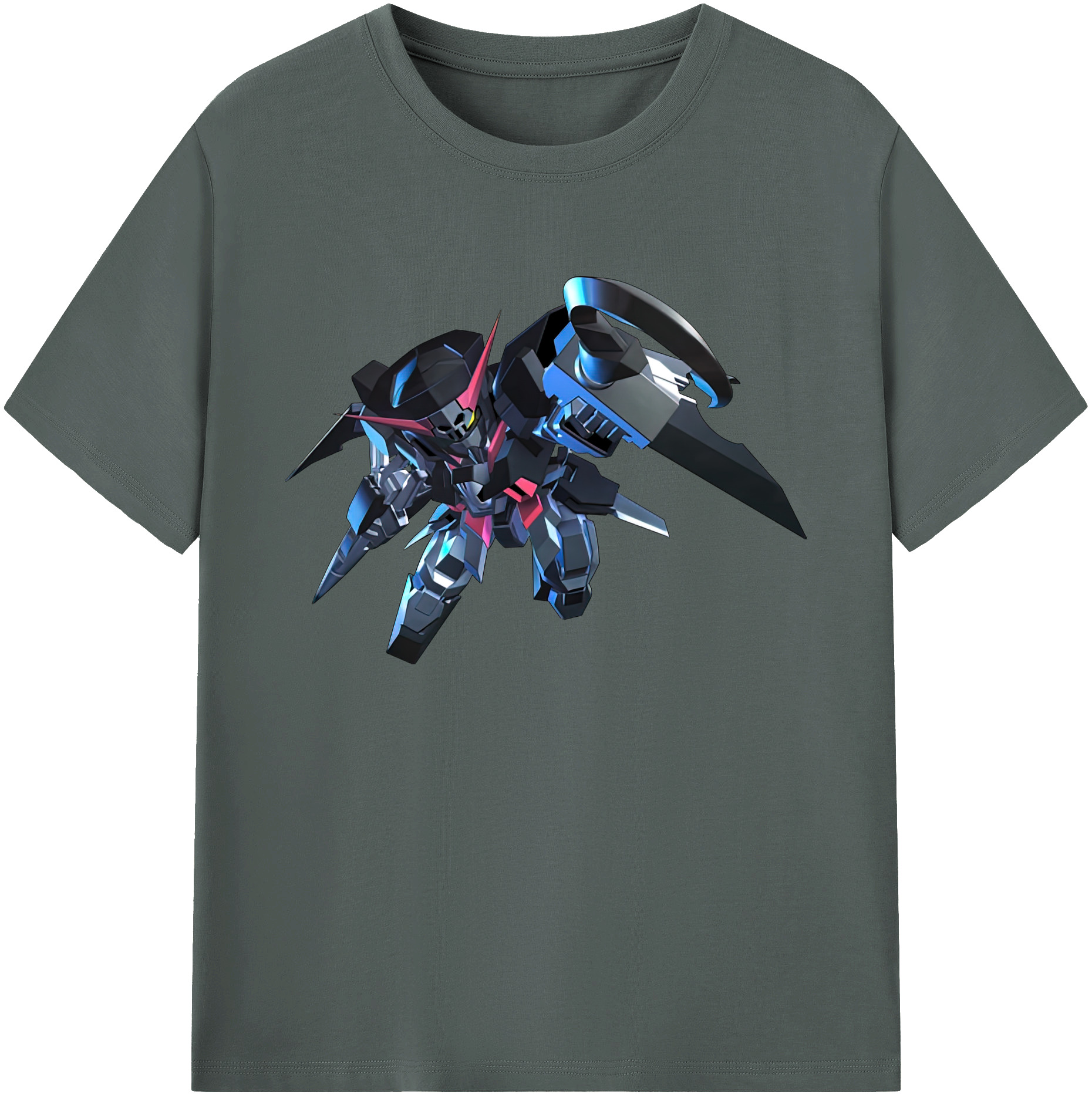 （画像用） 機動戦士ガンダム Mobile Suit Gundam 綿100％ メンズ半袖Tシャツ｜肌触りやわらか＆通気性